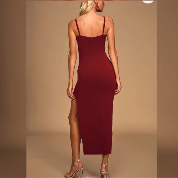 Lulus Cutout Bodycon Midi Dress - Picture 2 of 5